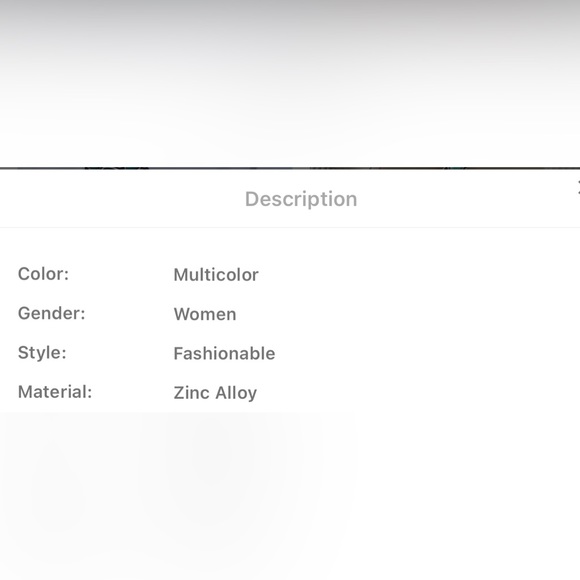 Turquoise Decor Cuff Bangle - Picture 5 of 5